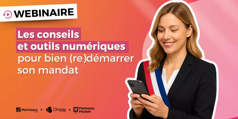 Vignette de téléchargement du replay du webinaire Les conseils et outils numériques pour bien (re)démarrer son mandat