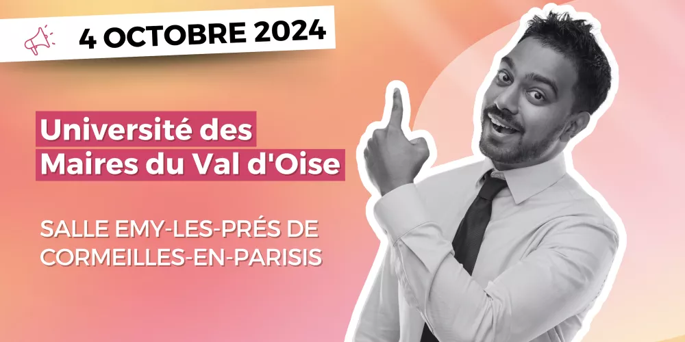 Image annonçant la présence de Citopia à l'Université des Maires du Val d'Oise