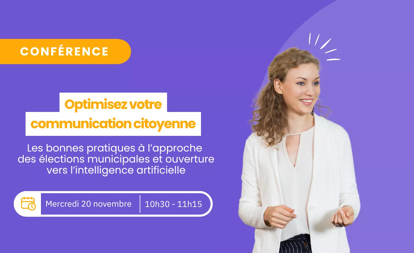 Conférence SMCL Citopia PanneauPocket sur le thème de Communication citoyenne à l'approche des élections municipales