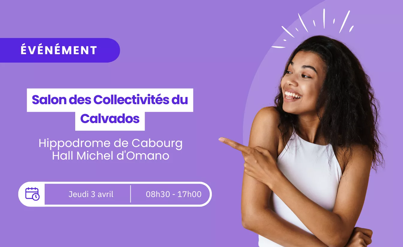 Bannière de l'événement du salon des collectivités du Calvados